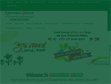 Tablet Screenshot of krishibidgroup.com